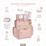 Mochila Maternidade Urban Bailarina Lisa - Masterbag