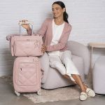 Mala Maternidade com rodinhas Bailarina Lisa - Masterbag