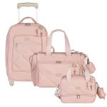 Mala com rodinhas + Bolsa Anne + Bolsa Térmica Vicky Bailarina Lisa - Masterbag