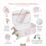 Mala Maternidade com rodinhas Bailarina - Masterbag