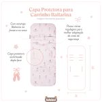 Capa protetora para carrinho de bebê Bailarina - Masterbag