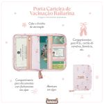 Porta Carteira de Vacinação de bebê Bailarina - Masterbag
