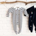 Macacão longo c/ golinha para bebê em suedine Navy - Mini & Co.