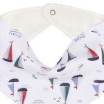 Babador Bandana para bebê em atoalhado Navy - Mini & Co.