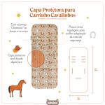 Capa protetora para carrinho de bebê Cavalinhos - Masterbag