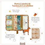 Porta Carteira de Vacinação de bebê Cavalinhos - Masterbag