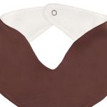 Babador Bandana para bebê em atoalhado Fofy Bear Marrom - Mini & Co.