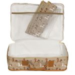 Mala Vintage + Bolsa Everyday + Necessaire + Porta Carteira de Vacinação Cavalinhos - Masterbag