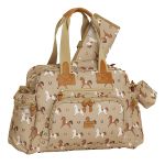 Mala Vintage + Bolsa Everyday + Necessaire + Porta Carteira de Vacinação Cavalinhos - Masterbag