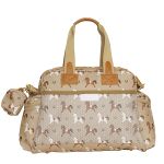 Mala Vintage + Bolsa Everyday + Necessaire + Porta Carteira de Vacinação Cavalinhos - Masterbag