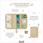 Porta Carteira de Vacinação de bebê Bear - Masterbag