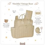 Mochila Maternidade Vintage Bear - Masterbag