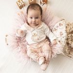 Body longo golinha c/ Calça (Mijão) para bebê em algodão egípcio Ursa Toy - Mini & Co.
