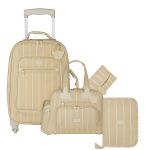 Mala com rodinhas + Bolsa Everyday + Porta Carteira de Vacinação Bear - Masterbag