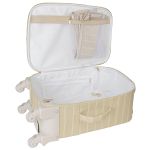 Mala com rodinhas + Bolsa Everyday + Porta Carteira de Vacinação Bear - Masterbag