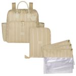 Mochila Vintage + Porta Carteira de Vacinação + 3 Saquinhos Maternidade Bear - Masterbag