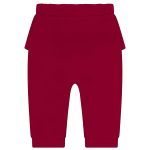 Body longo golinha c/ Calça (Mijão) para bebê em ribana Cerejinhas - Mini & Co.