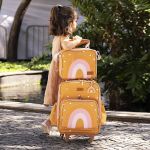 Mochila com rodinhas Kids Arco-Íris Boho - Masterbag Kids