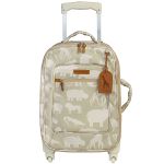Mala com rodinhas + Bolsa Everyday + Frasqueira Térmica Emy + Porta Carteira de Vacinação Safari Caqui – Masterbag