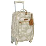 Mala com rodinhas + Bolsa Everyday + Frasqueira Térmica Emy + Porta Carteira de Vacinação Safari Caqui – Masterbag