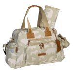 Mala com rodinhas + Bolsa Everyday + Frasqueira Térmica Emy + Porta Carteira de Vacinação Safari Caqui – Masterbag