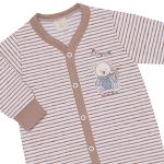 Macacão longo para bebê em plush Urso Toy - Mini & Co.