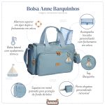 Bolsa Térmica para bebê Anne Barquinhos Lisa - Masterbag