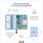 Porta Carteira de Vacinação de bebê Barquinhos - Masterbag