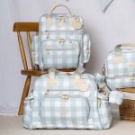 Bolsa para bebê Everyday Bear Xadrez - Masterbag