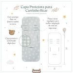 Capa protetora para carrinho de bebê Bear Xadrez - Masterbag