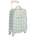 Mala Maternidade com rodinhas Margaridas Menta - Masterbag