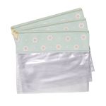 Conjunto 3 Saquinhos de Maternidade Margaridas Menta - Masterbag