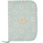 Porta Carteira de Vacinação de bebê Margaridas Menta - Masterbag