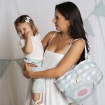 Mochila Kids Margaridas Menta - Masterbag Kids