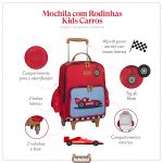 Mochila com rodinhas Kids Carros - Masterbag Kids