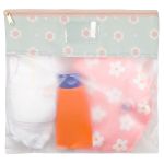 Saquinho Organizador de Maternidade Kids Margaridas Menta - Masterbag Kids