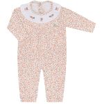 Macacão longo c/ golinha para bebê em algodão egípcio Bosque Floral - Mini & Co.