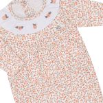 Macacão longo c/ golinha para bebê em algodão egípcio Bosque Floral - Mini & Co.