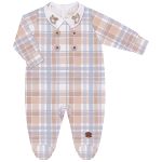 Macacão longo c/ golinha para bebê em algodão egípcio Urso Toy - Mini & Co.