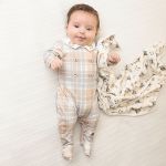 Macacão longo c/ golinha para bebê em algodão egípcio Urso Toy - Mini & Co.