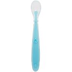 Colher de Silicone Azul (6m+) - Buba