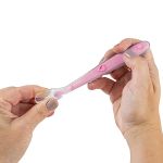 Colher de Silicone Rosa (6m+) - Buba