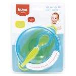 Kit Refeição com Colher para bebê Azul (6m+) - Buba