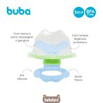 Mordedor com Massageador de Gengiva Azul (3m+) - Buba