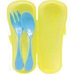 Conjunto de talheres com estojo higiênico Boy (6m+) - Buba