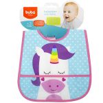 Babador com Cata-migalhas Unicórnio (3m+) - Buba