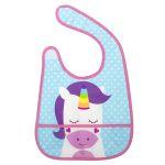 Babador com Cata-migalhas Unicórnio (3m+) - Buba