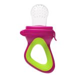 Alimentador Porta-frutinha para bebê Rosa (6m+) - Buba