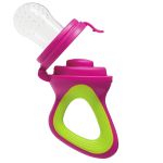 Alimentador Porta-frutinha para bebê Rosa (6m+) - Buba