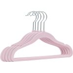 Kit 5 Cabides Aveludado Rosa - Buba